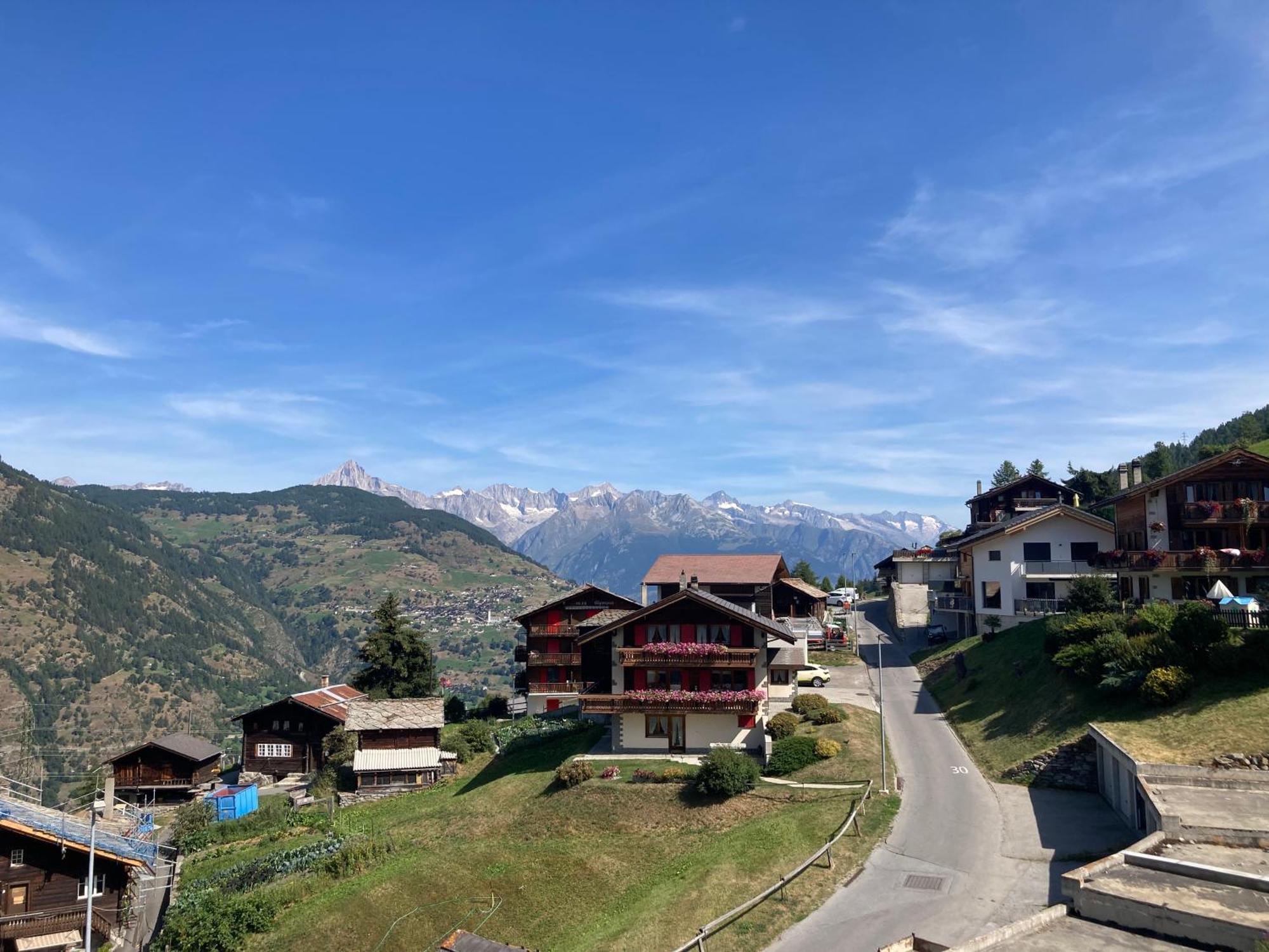 Haus Dorfblick Apartment Grächen Екстериор снимка